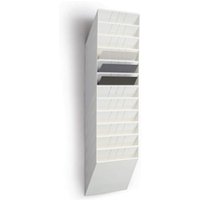 Durable FLEXIBOXX 12 Wall Mounted Literature Holder A4 Landscape White
