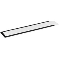 Durable Magnetic C Channel Ticket Holders 5 Pack 200 x 40mm Black