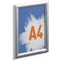 Durable Outdoor Snap Frame Weatherproof Poster Holder Notice Board - A4 Silver | Size: 1 Pack