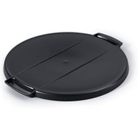 Durable 40L Round Bin Lid Black - Strong Easy Grip Lid - DURABIN