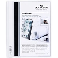 Durable DURAPLUS Project Folder Report File - 25 Pack - A4+ White