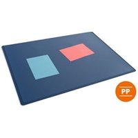 Durable Clear Overlay Desk Mat Notes - 5 Pack - 65x50 cm - Blue
