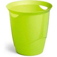 Durable TREND Plastic Waste Recycling Bin - 16 Litre - 6 Pack - Green