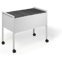 Durable ECONOMY File Trolley 80 Grey - File Storage - File Trolleys