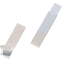 Durable POCKETFIX Self-Adhesive Clear Label Pockets 10 Pack 75x18mm