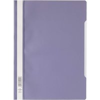 Durable Clear View Project Folder Report File 25 Pack A4 Purple