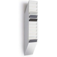 Durable FLEXIBOXX 12 Wall Mounted Literature Holder A4 Portrait White