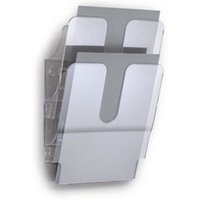Durable FLEXIPLUS 2 A4 Portrait Clear - Literature Displays - Wall Mounted Holders