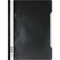 Durable Clear View Project Folder Report File 25 Pack A4 Black