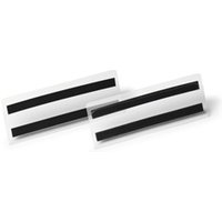 Durable Magnetic Ticket Label Holder - 10 Pack - 210 x 74mm