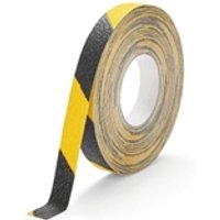 Durable 1095130 DURALINE Anti-Slip Tape Black/Yellow 15m x 25mm 1Piece