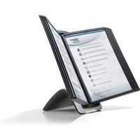 Durable SHERPA STYLE TABLE Display Desk Stand - 10 Panels - A4 Black