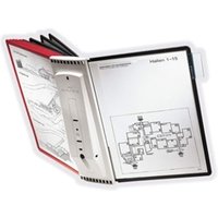 Durable SHERPA WALL 10 Display Panel Split Flap Index A4 Colour Coded