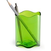 Durable TREND Pen Pot Desk Tidy Organiser - 6 Pack - Clear Green
