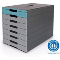 Durable IDEALBOX ECO 7 Drawer Box | Blue - Drawer Organisers - Office Storage