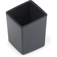 Durable COFFEE POINT Pot Small Desktop Pen Holder Cup Pods Bin - Grey
