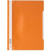 Durable Clear View Project Folder Report File 25 Pack A4 Orange