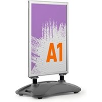 Pavement Sign Heavy Water Base Double Sided A1