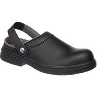Portwest Steelite Safety Clog SB FO SR WPA AE 35 Blk POW16451