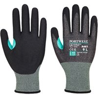 Portwest CS Cut E18 Nitrile Glove XL Blk Pack of 12 POW36245