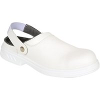 Portwest Steelite Safety Clog SB FO SR WPA AE 37 White POW16414