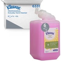 Kleenex Everyday Use Hand Cleanser Refill 1 Litre Pink Pack of 6 6331