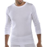 Beeswift Long Sleeve Thermal Vest White 3XL THVLSWXXXL