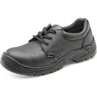 Beeswift Safety S1 Steel Toe Lace Up Leather Upper Shoe 1Pr Black 8
