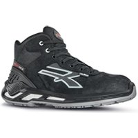 UPower ARDEN Unisex Black, Grey Aluminium Safety Shoes, UK 10.5, EU 45