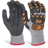 Beeswift Glovezilla Nitrile Palm Coated Glove Grey 2XL Pair GZ04GYXXL