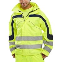 Beeswift Eton Breathable En471 Jacket Saturn Yellow 3XL ET45SYXXXL