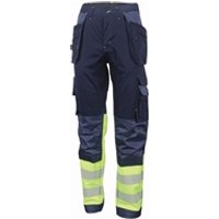 Beeswift High Visibility Two Tone Trousers Saturn Yellow / Navy 42S