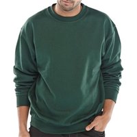 Beeswift Polycotton Sweatshirt - Black - Medium