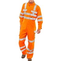 Beeswift Orange Arc Compliant Ris Coverall Orange 46