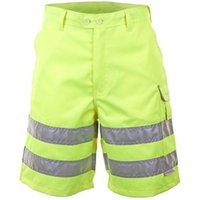 Beeswift Saturn Yellow Hi Visibility SHORTS 42 PCSENSY42
