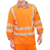 Beewsift Arc Flash Long Sleeve Polo Shirt GO/RT Standards