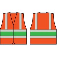 Beeswift High Visibility Vest OrangeGreen L HVVA2GL BSW31332
