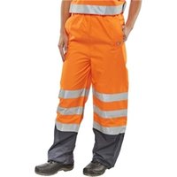 Beeswift Belfry Trousers Orange Navy 3XL BETORNXXXL