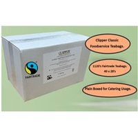 Clipper FOODSERVICE Fairtrade Blend 1 Cup Teabags Pack of 1120 NWT7923