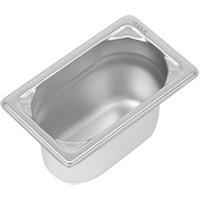 Vogue Heavy Duty Stainless Steel 1/9 Gastronorm Tray 100mm