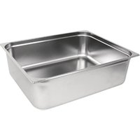 Vogue Stainless Steel 2/1 Gastronorm Tray 200mm