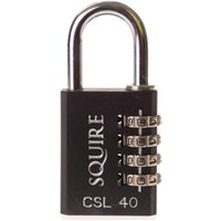 Defender - DFCOMBI40 Black Die-Cast Combination Padlock 40mm DEFCOMBI40