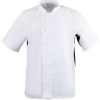 Whites Nevada Unisex Chef Jacket Black & White 2XL