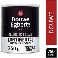 Continental Dark Roast Instant Coffee Tin PACK 6