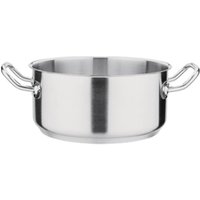 Vogue Stainless Steel Casserole Pan 24cm
