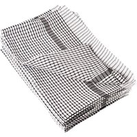 Vogue Wonderdry Tea Towels Black (Pack of 10)