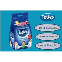 Tetley 2 Cup Tea Bags 275’s - PACK (6) Tetley 2 Cup Tea Bags 275’s - PACK (6)