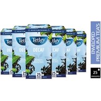 Tetley Decaf Envelope Teabags 25's - PACK (6)