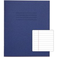 Rhino 8 x 6.5 Exercise Book 48 Page Ruled F8M Dark Blue (Pack 100) - V