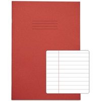 RHINO A4 Exercise Book 64 Page, Red, F8M Pack of 10 PVEX677-145-2